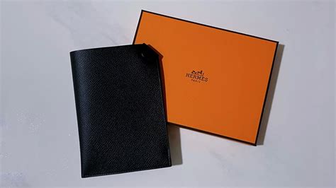 hermes wallet orange and blue|Hermes passport holder.